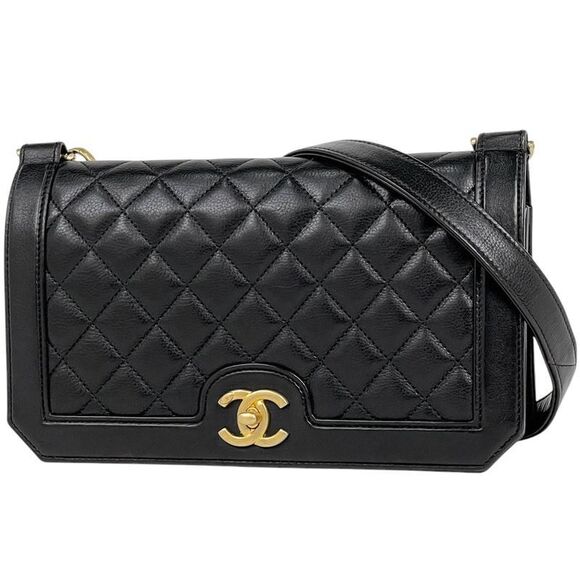 Chanel Handbags - Chanel Cocomark Chain Shoulder Bag Matelasse Shoulder Bag Leather Black Ladies